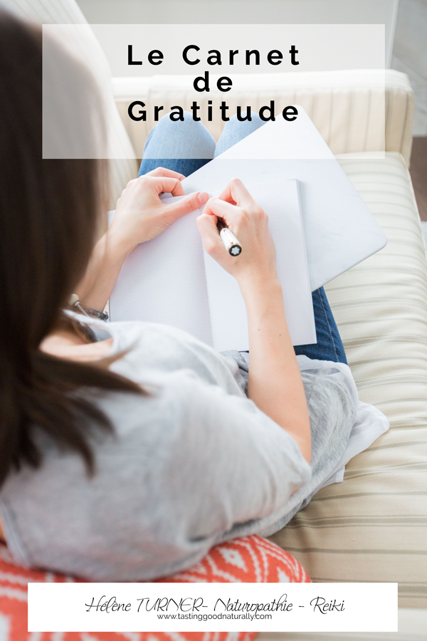 Carnet de notes Mon carnet de gratitude